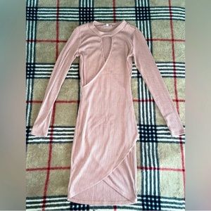 Beautiful Asymmetrical Nude Dress